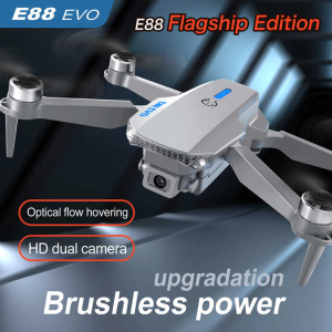 Квадрокоптер E88 EVO - Дрон із безщітковим двигуном та камерою 4k, оптичний потік, до 20 хв польоту, до 150 м. Photo 3